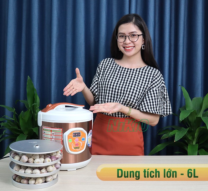 Máy làm tỏi đen Nhật Bản Nikio NK-686 - 6L