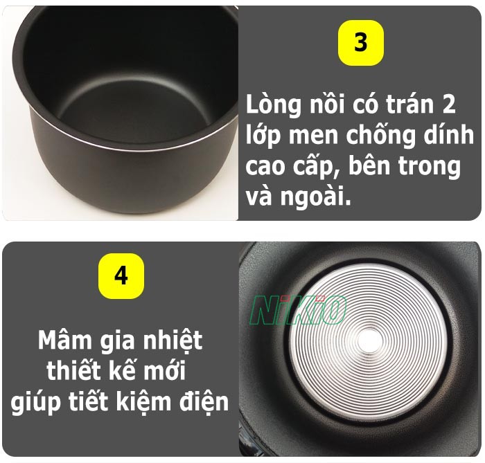 nồi làm tỏi đen Nikio NK-688