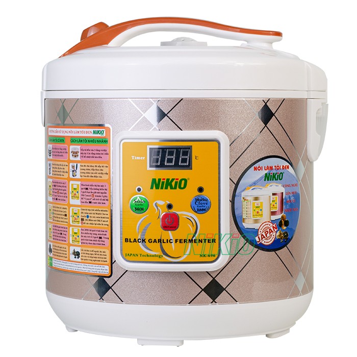 Máy làm tỏi đen Nikio NK-696 bạc