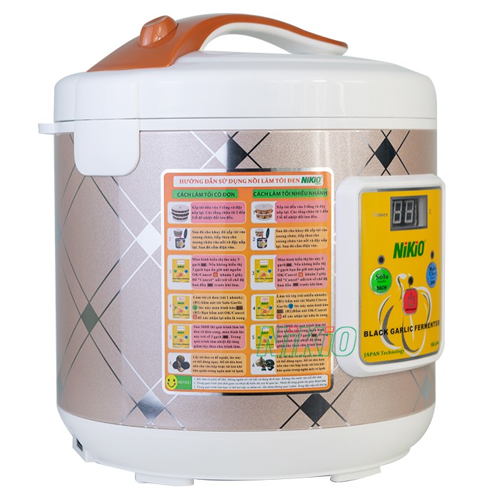 Nikio NK-696 bạc kẻ vuông