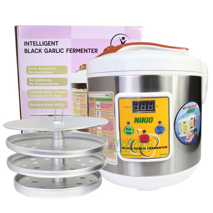 Máy làm tỏi đen  Nikio NK - 696 - Màu xám bạc