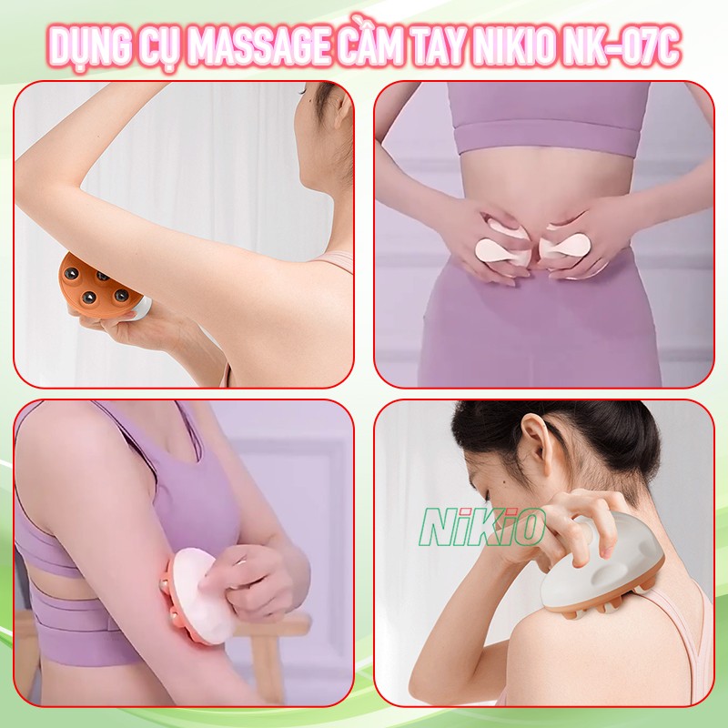 Dụng cụ massage cầm tay Nikio NK-07C