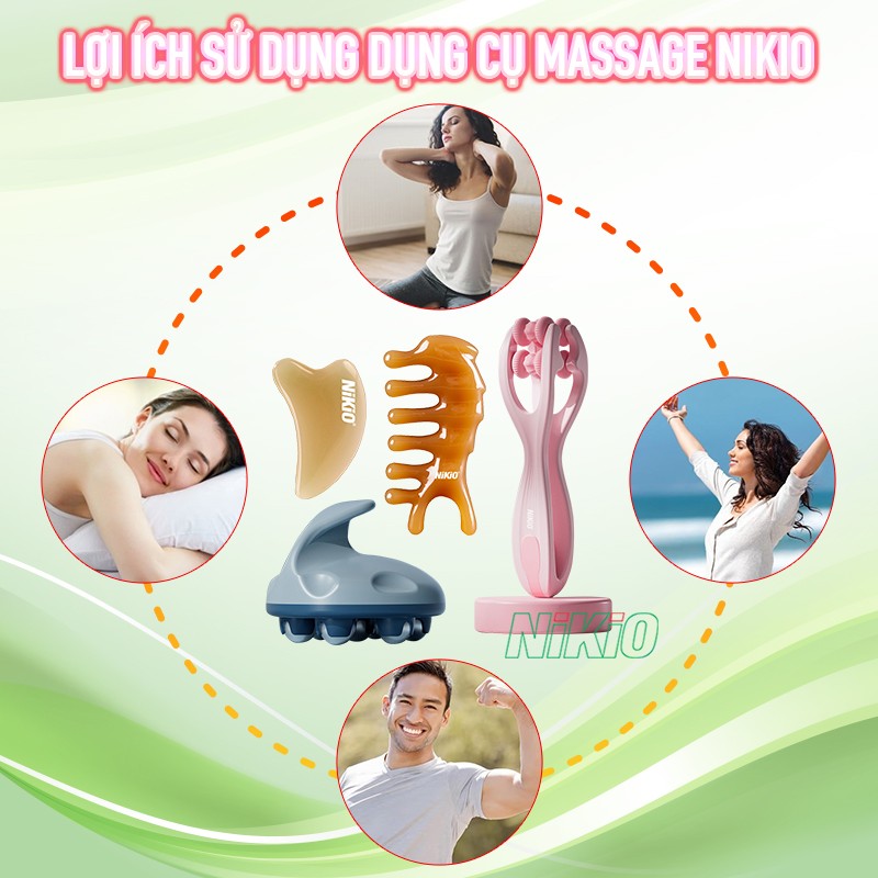 Lợi ích sử dụng dụng cụ massage Nikio 