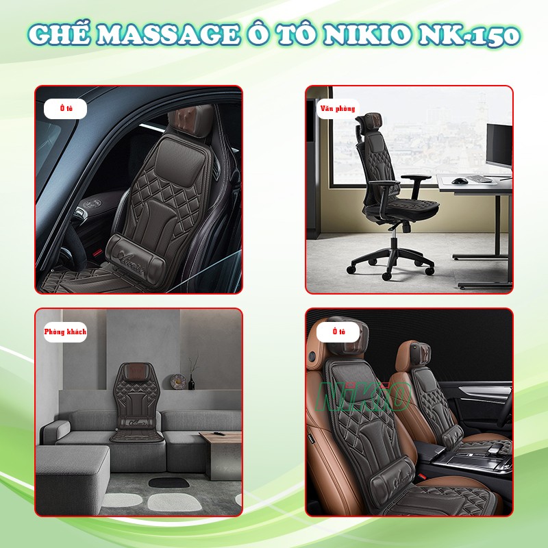 Ghế massage ô tô Nikio NK-150