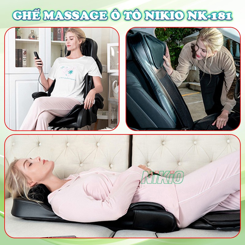 Ghế massage ô tô Nikio NK-181
