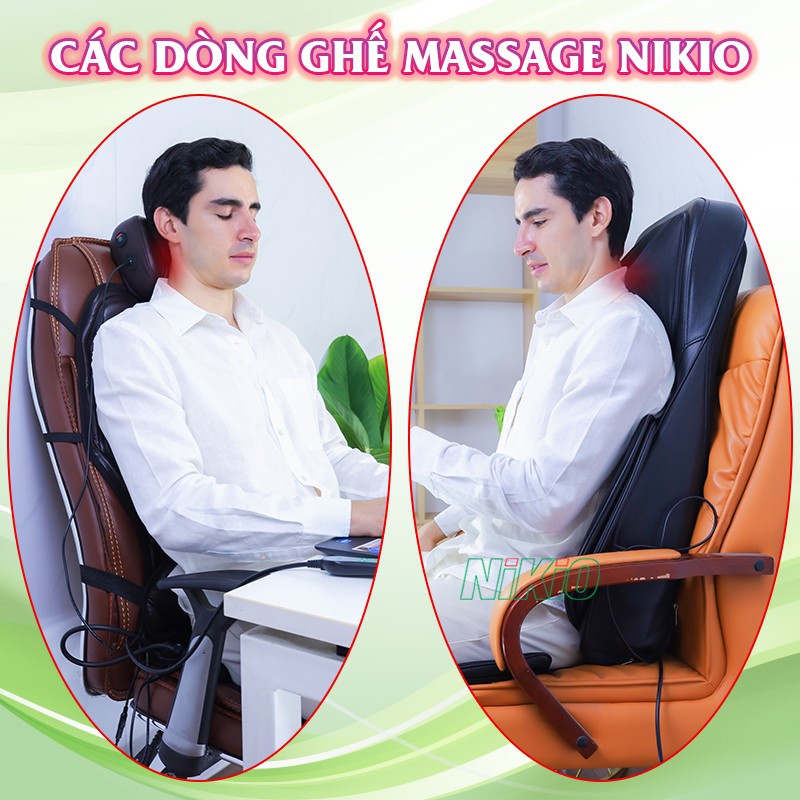 Các dòng ghế massage Nikio