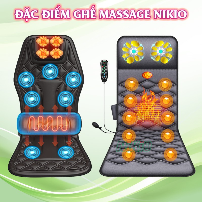 Đặc điểm nổi bật ghế massage Nikio