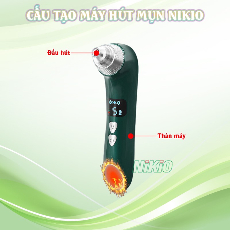 Cấu tạo máy hút mụn Nikio NK-220