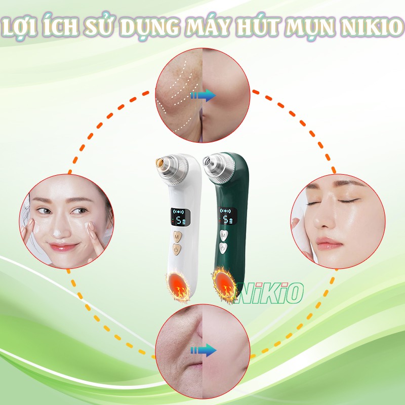 Lợi ích sử dụng máy hút mụn Nikio NK-220