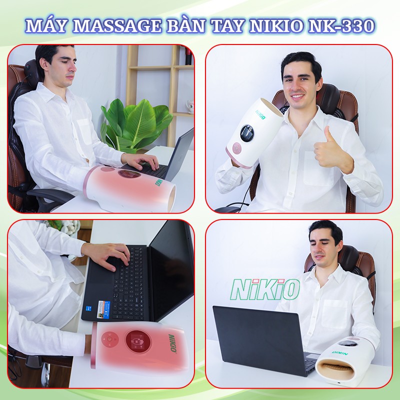 Máy massage bàn tay Nikio NK-330