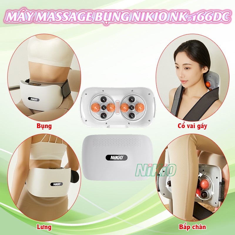 Máy massage bụng Nikio NK-166DC
