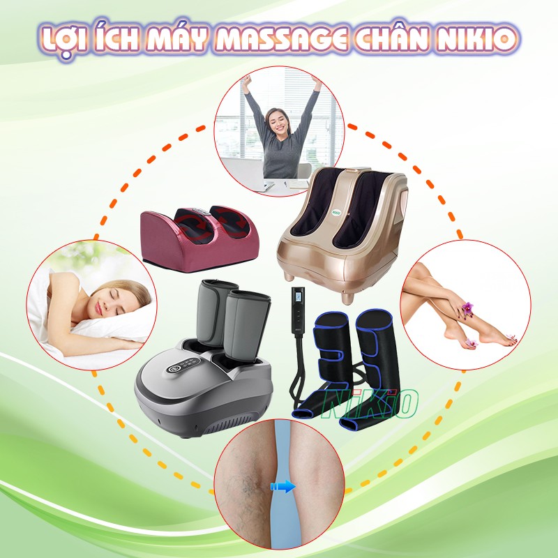 Lợi ích máy massage chân Nikio