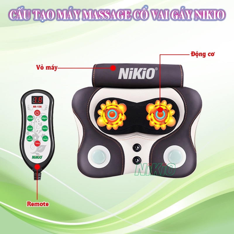 Cấu tạo máy massage cổ vai gáy