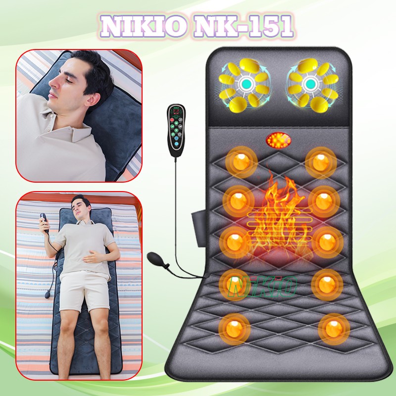 Nệm massage toàn thân Nikio NK-151