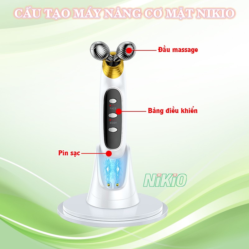 Cấu tạo máy nâng cơ mặt Nikio