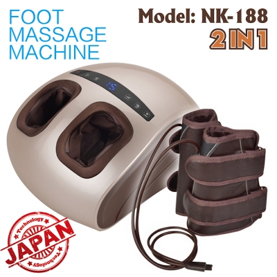 Máy massage chân Nikio NK-188 áp suất khí 2in1