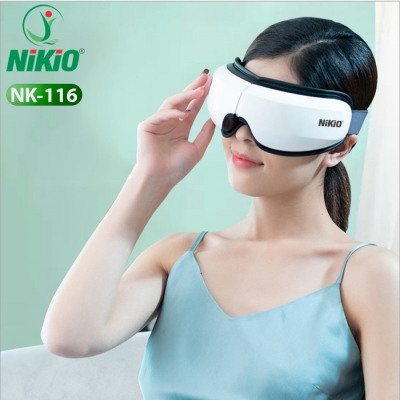 Máy massage mắt Nikio NK-116 túi khí giảm đau nhức mỏi - Kết nối bluetooth, nghe nhạc thư giãn
