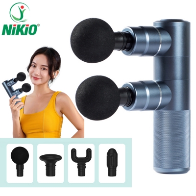 Súng massage giãn cơ 2 đầu kép Nikio NK-276 giảm đau toàn thân