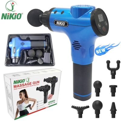 Súng mát xa cầm tay Nikio NK-170B Xanh - Nhiều chế độ mát xa