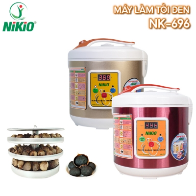 Nồi làm tỏi đen tự động Nikio NK-696 - 6L, màu đỏ tím