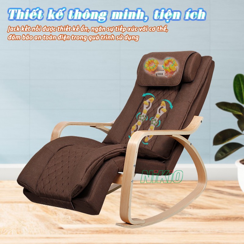 Ghế massage bập bênh thông minh Nikio NK-155