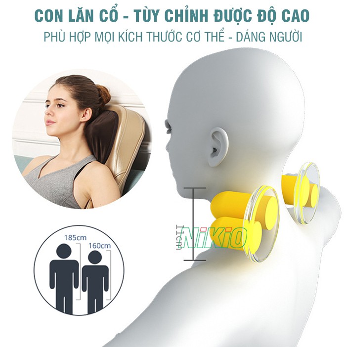 Ghế massage toàn thân Nikio NK-180