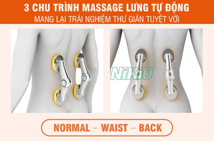 Ghế massage toàn thân Nikio NK-180
