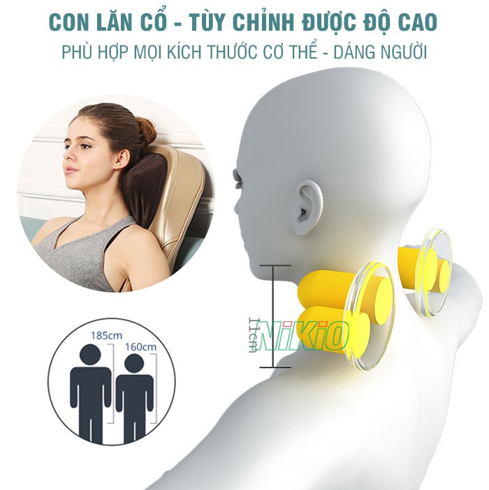 Ghế massage toàn thân Nikio NK-181