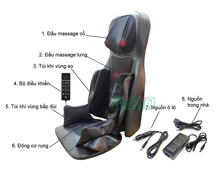 Ghế massage toàn thân Nikio NK-181