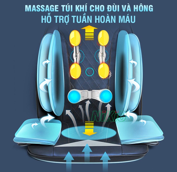 Ghế massage toàn thân Nikio NK-181