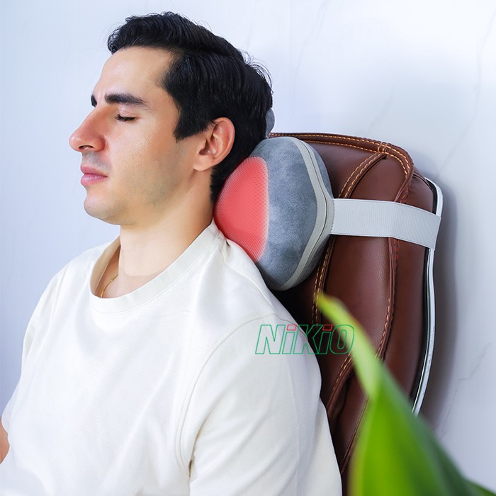 Gối massage Nikio xoay đảo 2 chiều NK-135DC