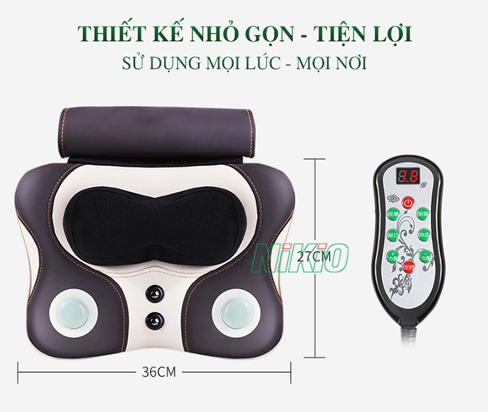 Máy massage cổ vai gáy Nikio NK-136DC