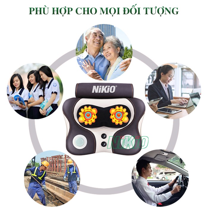 Máy massage cổ vai gáy Nikio NK-136DC