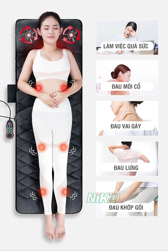 Nệm massage toàn thân giá rẻ