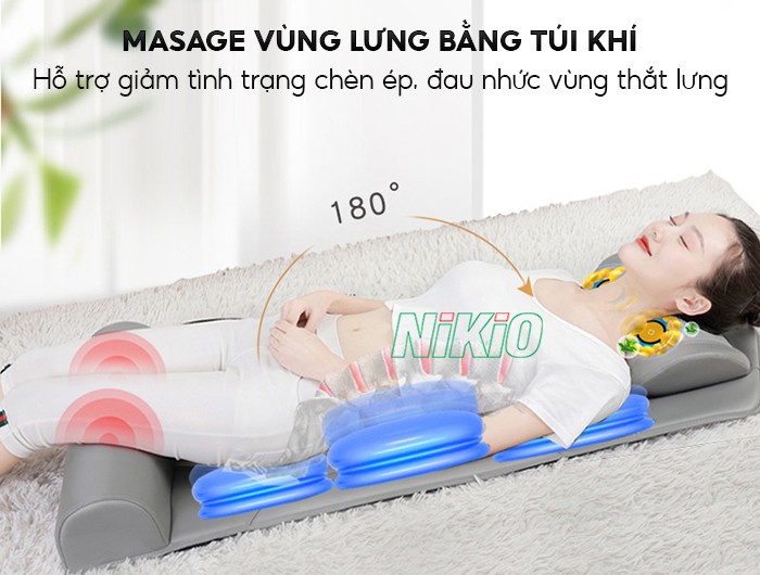 Nệm massage toàn thân Nikio NK-152