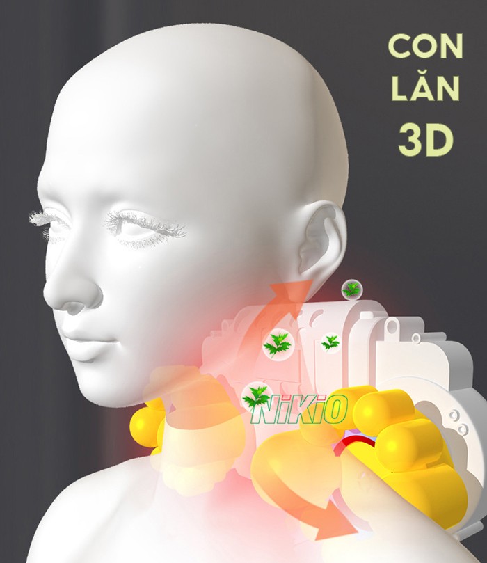 Nệm massage toàn thân Nikio NK-152