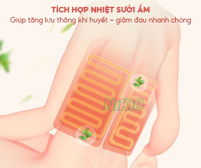 Nệm massage toàn thân Nikio NK-152
