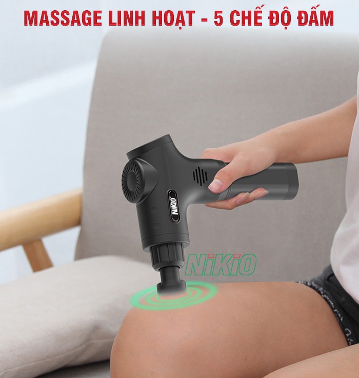 Súng massage cầm tay Nhật Bản Nikio NK-170B