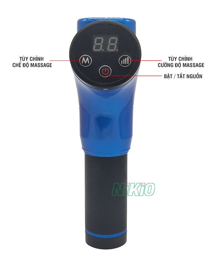 Súng mát xa cầm tay Nikio NK-170B