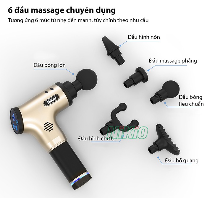 Máy massage gun Nikio NK-171