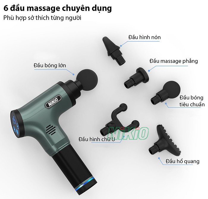 Súng massage gun Nikio NK-172