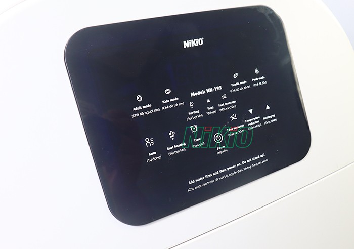 Bồn ngâm massage chân gấp gọn Nikio NK-193