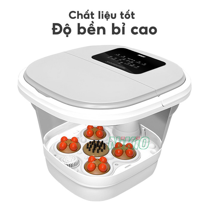 Bồn ngâm chân massage gấp gọn chất liệu tốt Nikio NK-193
