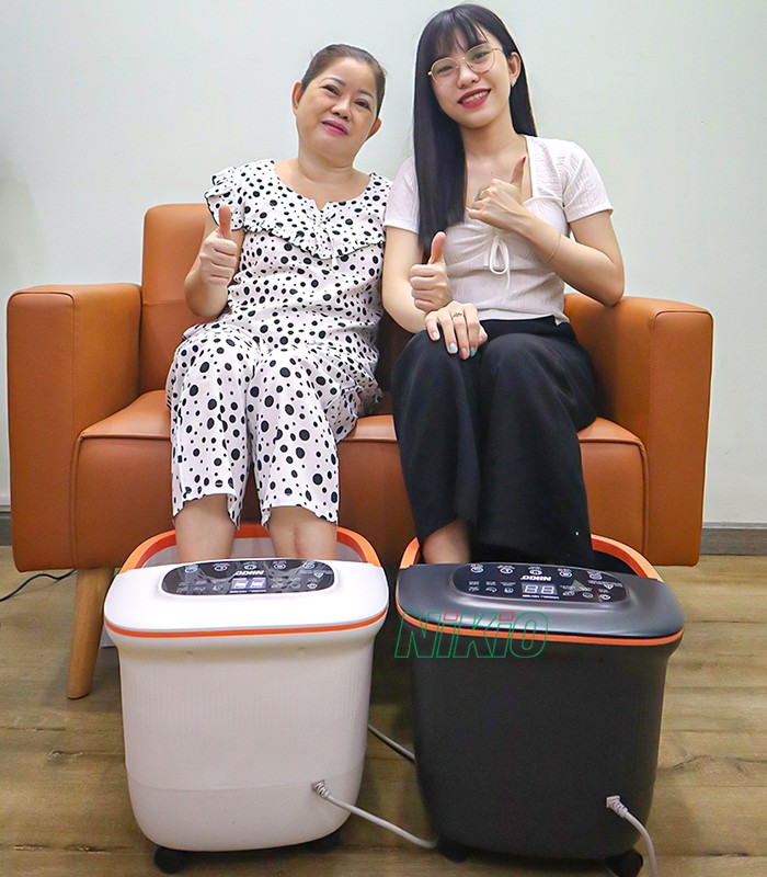 Bồn ngâm chân massage phù hợp nhiều đối tượng Nikio NK-195-new