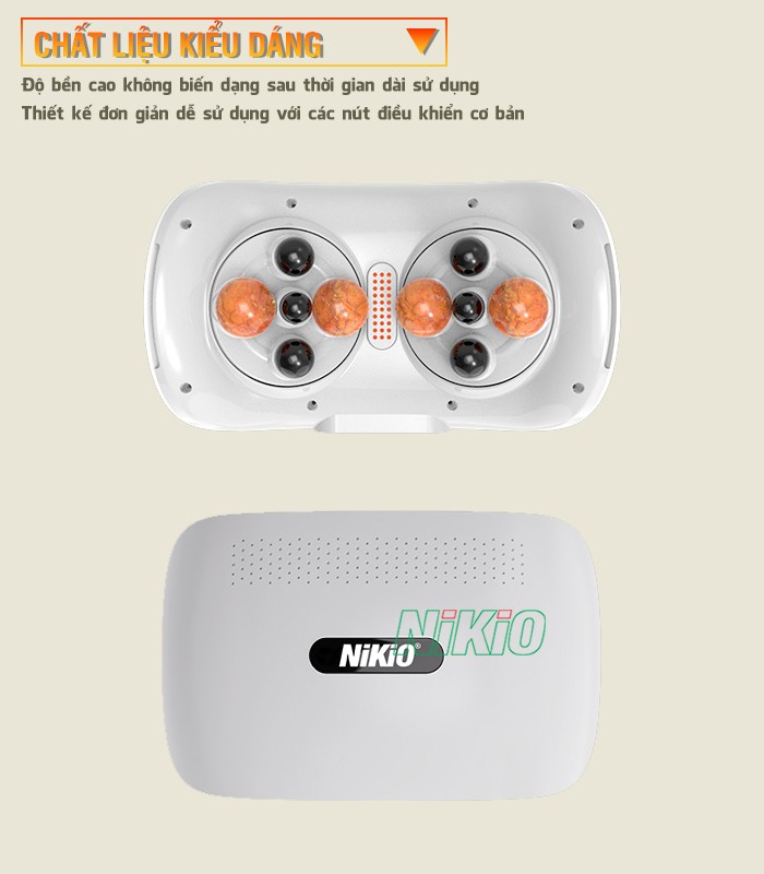 Máy massage bụng cao cấp chất liệ tốt kiểu dáng đẹp Nikio NK-166DC