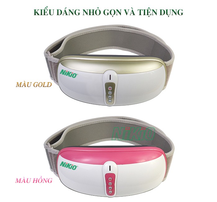 Đai massage bụng giảm mỡ Nikio NK-169