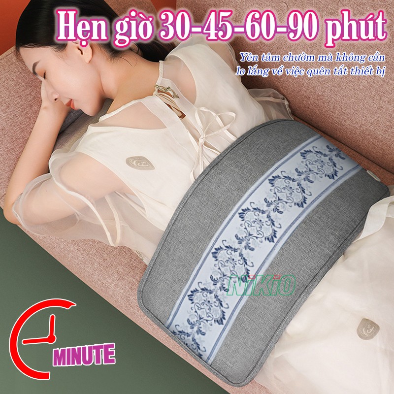 Đệm nhiệt nóng toàn thân hẹn giờ tắt Nikio NK-201