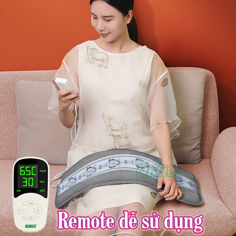Đệm nhiệt nóng toàn thân bảng điều khiển đơn giản Nikio NK-201
