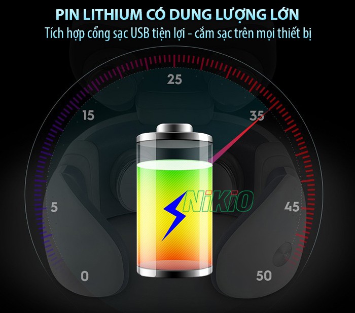 Máy massage cổ xung điện trị liệu Nikio NK-130