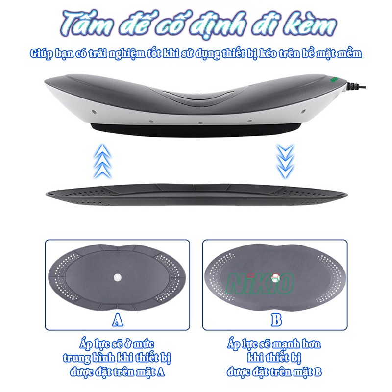 Máy massage thắt lưng tấm cố định Nikio NK-157